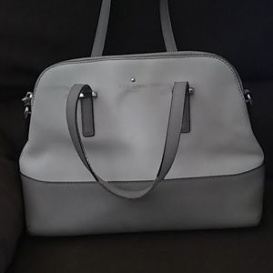 Kate Spade cedar street crosshatch maise zip satchel